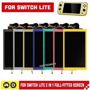 2IN1 For Switch Lite LCD Display Screen + Touch Screen Assembly Digitizer for Switch Lite Console Repair Replace Game Accessory