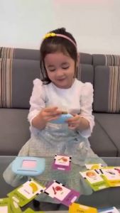 Máy Đọc Thẻ Tiếng Anh Song Ngữ Anh - Việt Freeship Máy Đọc Thẻ Thông Minh Cho Bé Học Tiếng Anh 255 Thẻ 510 Từ Vựng - Hàng Chuẩn