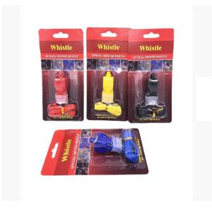 1pc Soccer Basketball Running Sports Training Referee Coach Outdoor Whistle Paper Card Packaging Whistle With Hanging Rope