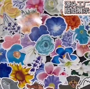 Nanafine【🔥พร้อมส่ง🔥】🐕60PCS ชิ้นสติ๊กเกอร์สัตว์เลี้ยงน่ารัก แมวและสุนัขน่ารักสติ๊กเกอร์อีโมจิ Ins Style DIY Sticker สติ๊กเกอร์แล็ปท็อปเดสก์ท็อปถ้วยน้ำสติกเกอร์ตกแต่ง