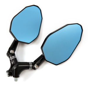 Evomosa Motorcycle Mirrors Moto Side Rearview Mirror For Ducati Monster 600 696 620 795 797 Scrambler 748 749 CFMOTO 150NK 250NK 450NK For Kawasaki Versys 650 1000 Royal Enfield Himalayan Meteor 350