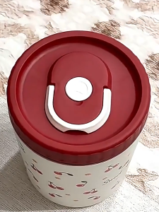 LULU 304 Stainless Steel Lunch Boxes 400/600ml Cute Creative Cherry Insulated Bento Box Set Portable Insulated Bag Microwave Safe Leak-Proof Food Storage Container For Kids Men Women Student Office