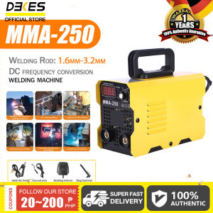 👍🏻👍🏻DEKES Mini Welding Machine MMA-250 Portable IGBT Inverter MMA Welder ARC Welding Machine Inverter Electric Welding Machine Home Handheld Arc Welder