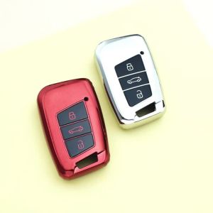 3 Button Shell Fob for VW Volkswagen Passat B8 Tiguan Magotan Golf for Skoda Kodiaq Superb A7 TPU Car Remote Key Case Cover