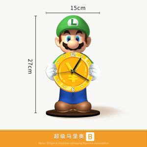YUANLAISHIWOJIA | Creative New Mario Cartoon Clock