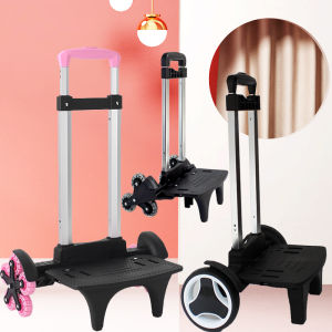 Student Schoolbag Lever Car Climbing Foldable Universal Elementary and Middle School Student Schoolbags Bracket Backpack Small Trailer Boys and Girls