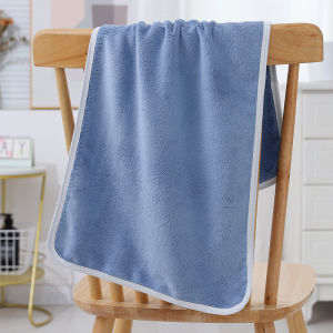 Thickened Coral Fleece Baby Towel Absorbent Bath Towel for Boys And Girls Small Size Infant Towel Home Swimming Pool Beach
