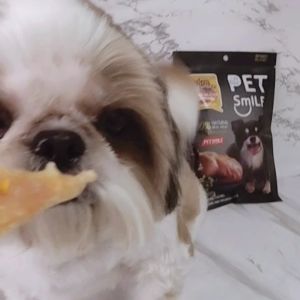 PETSMILE ขนมสุนัขอกไก่ LEAN ไขมันต่ำ ผสมฟักทองออร์แกนิก 50g