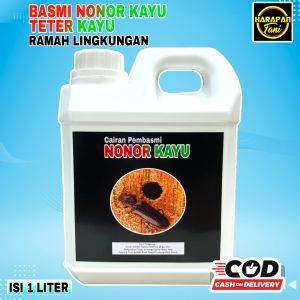 PEMBASMI NONOR KAYU | 100% EFEKTIF AMPUH | BASMI SEMUA JENIS NONOR KAYU | 1 LITER | 1L GRATIS 250ML | 1L GRATIS 500ML
