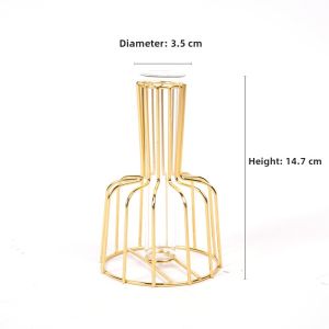 Luxurious Handheld Floral Bouquet Vase Decorative Simulated Flowers Creative Gift for Girlfriend Desktop Decoration Accessories