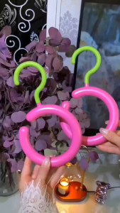 Hook Multifunction Rotatable Scarf Hat Bag Hanger Round Silk Scarf Display Closet Organizer System Hangers for Clothes