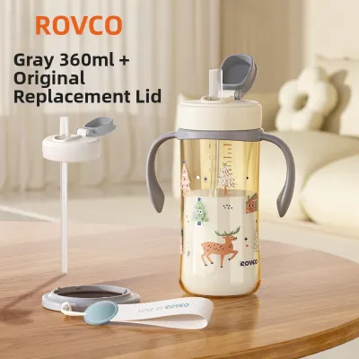 Rovco | 3+ Years PPSU Kids Milk Bottle and Straw Cup