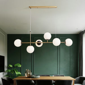 Nordic Style Dining Room Chandelier Master Bedroom Modern Simple Creative Luxury Designer Restaurant Table Bar Lamp