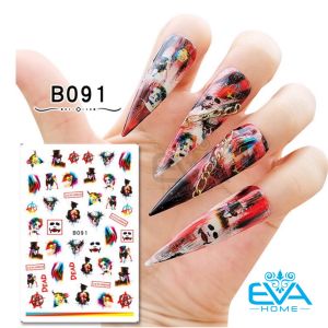 Nail Sticker Dán Móng Tay 3D Dạng Decal Trang Trí Lễ Hội Ma Quỷ Halloween B919293