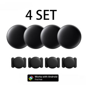 1/4pack Global Tracker Compatible with Googles Find Hub Anti-lost Smart Tag for Android Pixel Google GMS Magnetic Car Finder