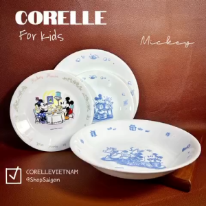 Corelle USA - Mickey’s House - [Bán lẻ] 1 Món Tô Chén Dĩa Nhà Mickey