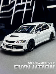 Mitsubishi EVO Car Model 9th Generation Alloy Racing Car Toy Collectible Static Model Boys Play Car Realistic Representation