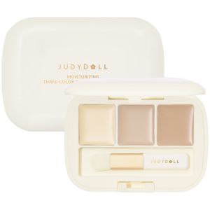 JudydoLL Trianlge Color Corrector Palette Concealer Brightening Orange Spot Covering Eye Dark Circles Tear Groove under Eye Concealer