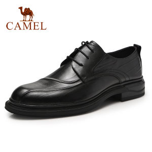CAMEL | Wedding Business Derby Shoes Genuine Leather
