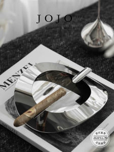 Modern Minimalist Italian Style Stainless Steel Cigar Ashtray Decorative Ornaments Home Decorations Jojos L PD Branch