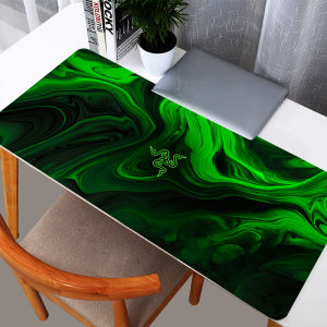 Razer | Office games RAZER Large Mouse Pad Gamer Keyboard Mousepad Pc Computer Desk Mat Gaming Pad green Mouse Mats For CS GO LOL 90x40