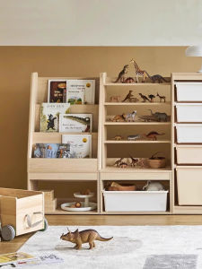 Hanssem | Child-Friendly Storage Solution Wooden Bookcase