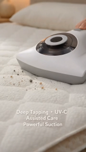 Keromee Dust Mite Vacuum Cleaner Handheld Bed Vacuum Cleaner Machine with UV Light for Bed Sofa Mattress Carpet arefaction 除螨吸尘器 BD360/BD805