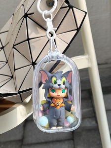 Pop Mart SP Blind Box Baby Pack Doll Handmade Toy Storage Drying Baby Handbag Pendant Transparent and Dustproof Gift