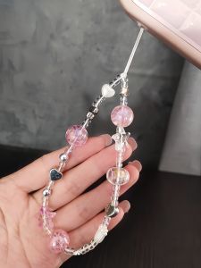 Universal Mobile Phone Strap Cute Sea Star Heart Shaped Electroplated Pendant for Samsung Apple Xiaomi Huawei Oppo Vivo Honor Meizu Redmi