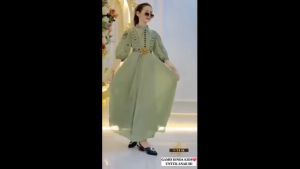 Baju Gamis Anak Perempuan Dinda Kids: Dress Anak Remaja Tanggung Mewah Kekinian