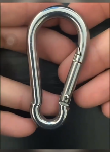 Outdoor Carabiner 20pcs Snap Hook Aluminum Buckle D Shape Camping Buckle Clip Swing Hammock Gym 登山扣