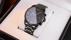 OLEVS | OLEVS Mens Quartz Watch Luxury Black Stainless steel Date Luminous Waterproof Business Watch Quartz Watch for Men Watch Quartz