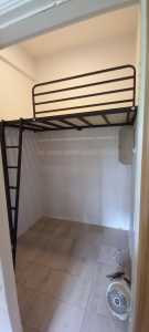 Loft bed customize Singapore /helper room loft bed /utility room loft bed/smaller room wall mount loft bed customize