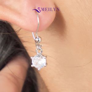 MEILYN Anting Jurai Wanita Bulat Permata GG6 Perhiasan Lapis Emas 18K 0272011616