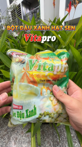 TIẾT KIỆM HƠN KHI MUA COMBO Bộ đôi bột đậu xanh hạt sen và bột đậu xanh hạt sen mật ong 100% nguyên chất phù hợp với mọi lứa tuổi - Ngũ Cốc Vitapro