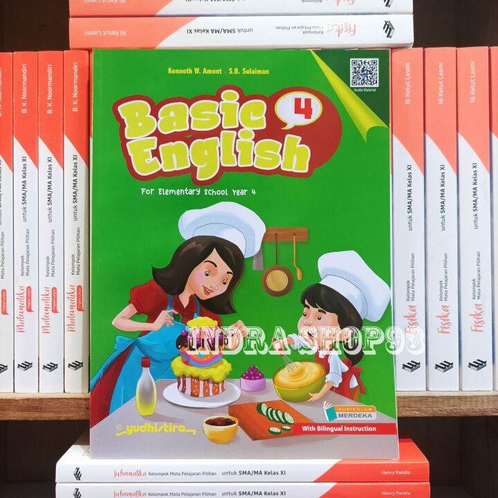 Buku Basic English Kelas 4 SD/Mi Yudhistira Kurikulum Merdeka | Lazada ...