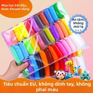 HUAZHIYU | Đất Sét Nhào Nặn Không Độc Lượng Nhẹ 36 Màu