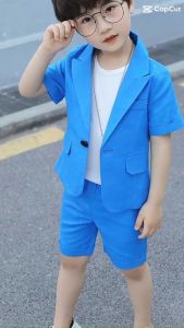 Bộ quần áo set vest đồ bé trai  ( không kèm áo trong) áo cộc quần lửng từ 8-32kg đủ 3 màu lựa chọn chất vải mềm mịn phù hợp với da bé - T3