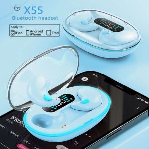 NEW Invisible Sleep Wireless Earphones IPX5 Waterproof Headphones Mini Sport Game Bluetooth Stereo HIFI Music Headset Earbuds