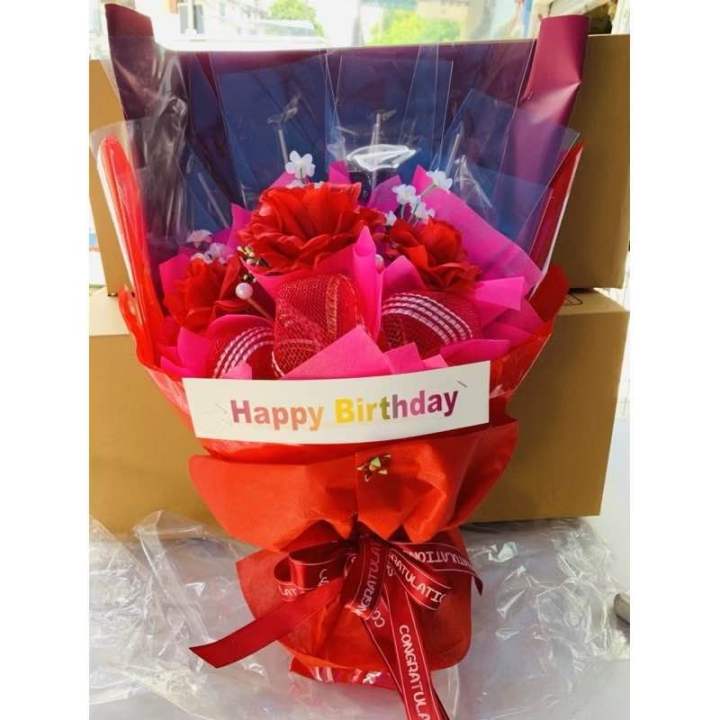 🎂💸ช่อเปล่าใส่เงิน10ใบงานวันเกิด💸💐 | Lazada.co.th