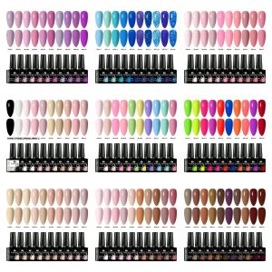 Bộ Sơn Gel Móng Tay 10 Món KHÔNG CHỨA HEMA Sử Dụng Đèn UV/LED Bền Lâu Bộ Dụng Cụ Làm Móng Tự Làm Vẽ Móng Nghệ Thuật Dùng Được Quanh Năm