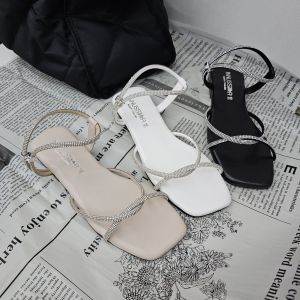 TWIST🎗SHOESรองเท้ารัดส้น เส้นเพชร พร้อมส่ง