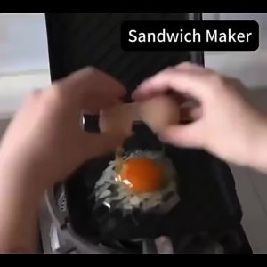 Double-Sided Non-Stick Sandwich Maker Iron Bread Toast Breakfast Machine Waffle Pancake Baking Barbecue Oven Mold Grill Frying