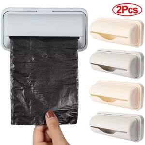 2 cái hộp lưu trữ túi đựng rác tiện lợi đấm miễn phí gắn tường túi đựng rác cho xe hơi quả bệt vệ sinh phòng tắm tổ chức container Túi đựng tạp phẩm chủ sở hữu