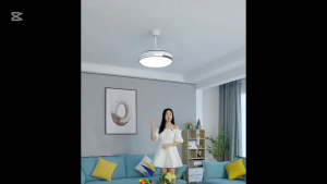 Modern Fan Ceiling Light Lamp Nordic Simplicity Livingroom Bedroom Integrated Home Ceiling Fanlight