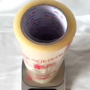 Băng keo trong rộng 3.5cm 100yard lõi giấy 3mm nặng 1kg 1 cây 8 cuộn- Shop Út Lớn
