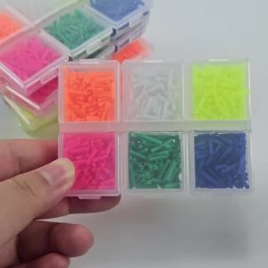 Bộ Ống Silicon 6 Màu MNFT Dành Cho Câu Cá Chép Bảo Vệ Dây Câu Ronnie Rig & Spinner Rig Kèm Hộp Đựng Dụng Cụ Câu Cá