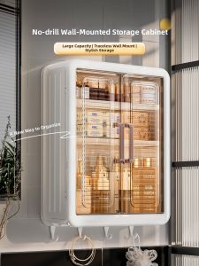 Kaman | Wall-mounted Hole-free Bathroom Storage Shelf