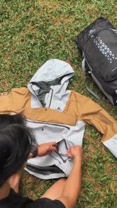 AVTECH - Jaket Windbreaker Waterproof Outdoor Gunung Camping Motor Harian Hujan - ANORAK WANDER