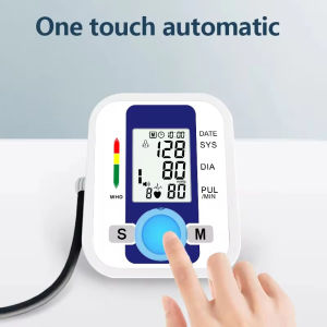 Voice Tonometer Heart Rate Tensiometer Upper Arm Electronic Blood Pressure Monitor Home Automatic Digital Sphygmomanometer